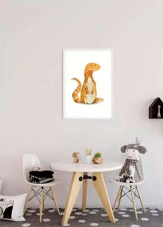 Komar Poster Cute animal Lizard Kinderkamer slaapkamer woonkamer - Foto 4