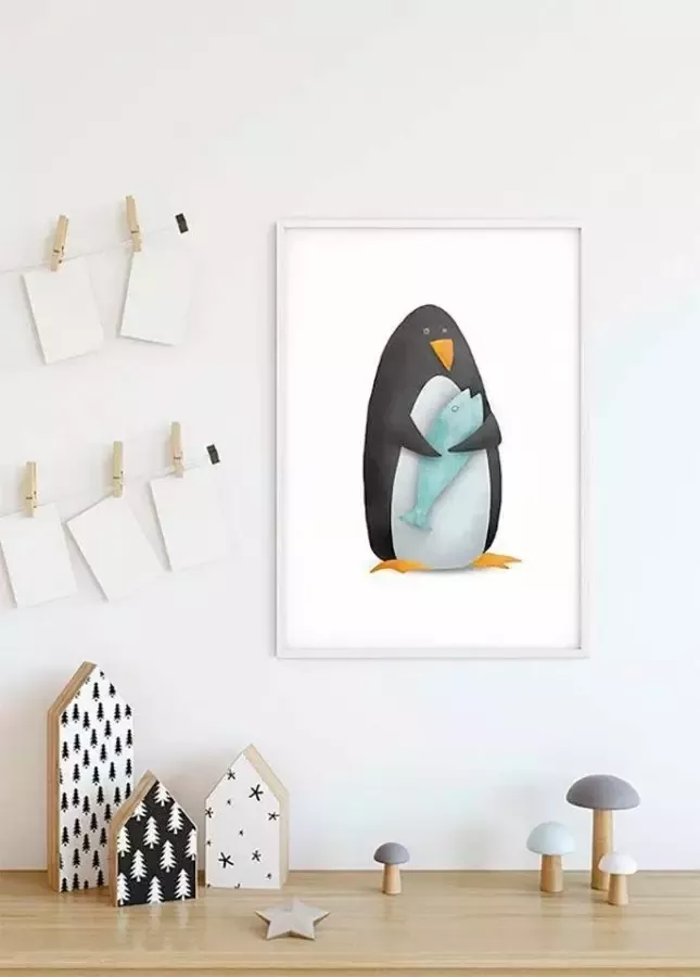 Komar Poster Cute animal Penguin Kinderkamer slaapkamer woonkamer - Foto 3