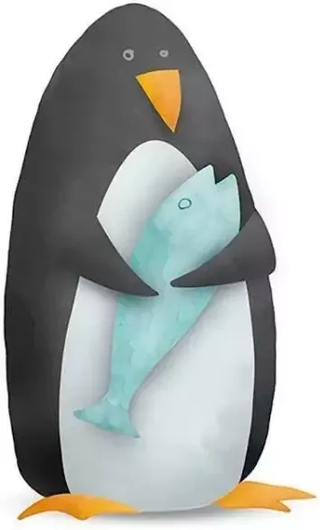 Komar Poster Cute animal Penguin Kinderkamer slaapkamer woonkamer - Foto 5