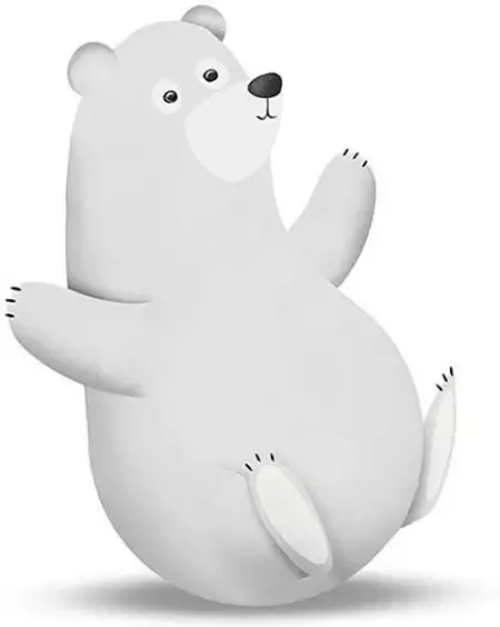 Komar Poster Cute animal polair Bear Kinderkamer slaapkamer woonkamer - Foto 5