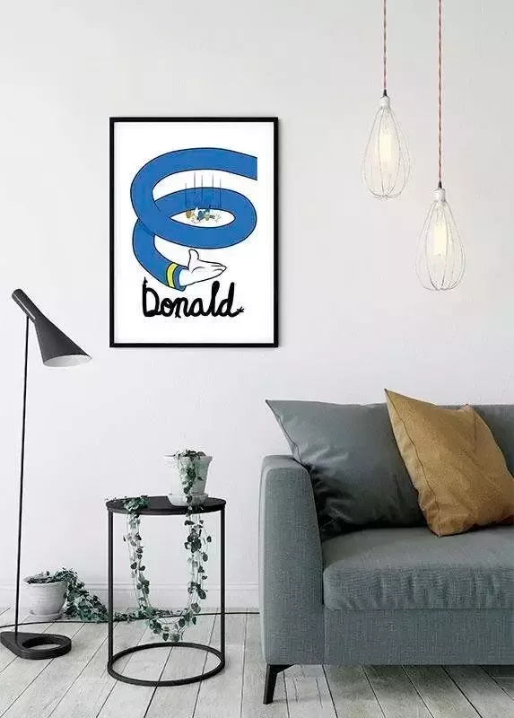 Komar Poster Donald Duck spiraal Kinderkamer slaapkamer woonkamer - Foto 4