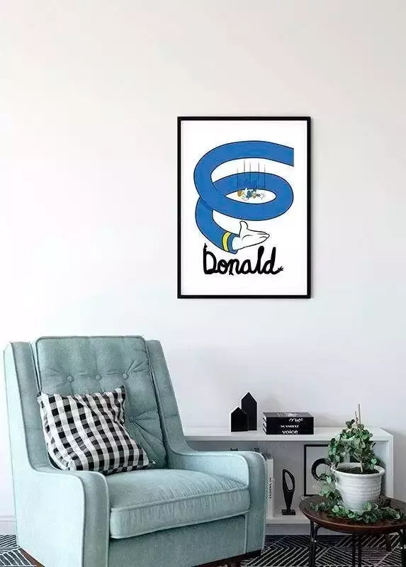 Komar Poster Donald Duck spiraal Kinderkamer slaapkamer woonkamer - Foto 4