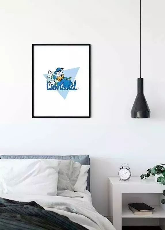Komar Poster Donald Duck Triangle Kinderkamer slaapkamer woonkamer - Foto 5
