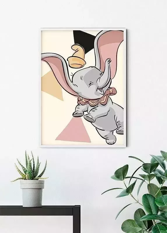 Komar Wanddecoratie Dumbo Angles Wanddecoratie voor de kinderkamer zonder lijst (1 stuk) - Foto 3