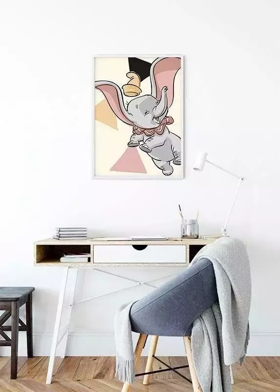 Komar Wanddecoratie Dumbo Angles Wanddecoratie voor de kinderkamer zonder lijst (1 stuk) - Foto 6