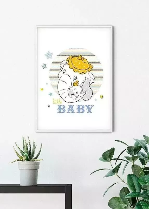 Komar Poster Dumbo Little baby Kinderkamer slaapkamer woonkamer - Foto 3
