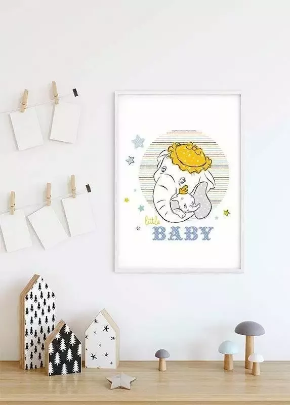 Komar Poster Dumbo Little baby Kinderkamer slaapkamer woonkamer - Foto 4