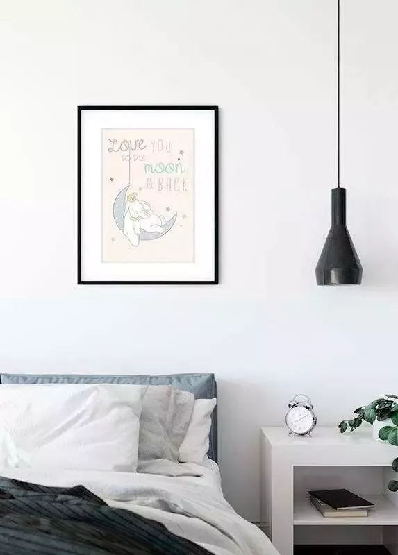 Komar Poster Dumbo Moon Hoogte: 40 cm