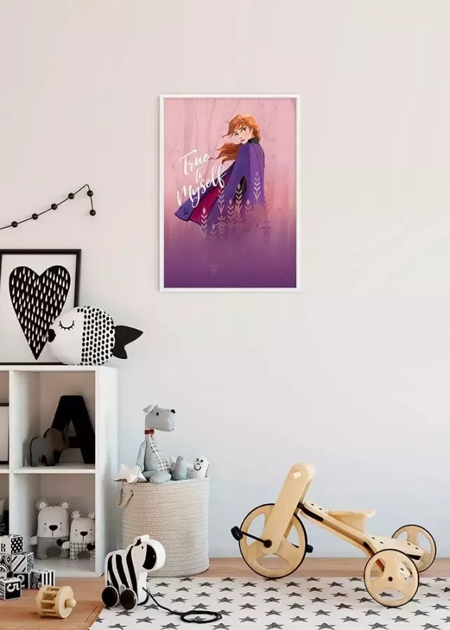 Komar Poster Frozen Anna True to Myself Kinderkamer slaapkamer woonkamer - Foto 3