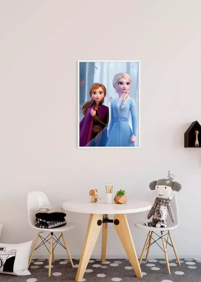 Komar Poster Frozen Sisters in the Wood Kinderkamer slaapkamer woonkamer - Foto 3