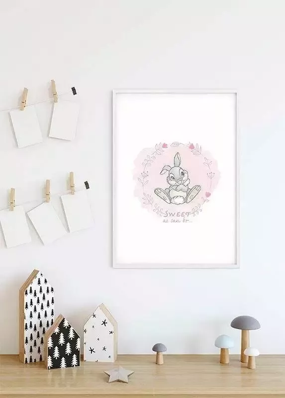 Komar Wanddecoratie Klopper Wanddecoratie voor de kinderkamer zonder lijst (1 stuk) - Foto 3