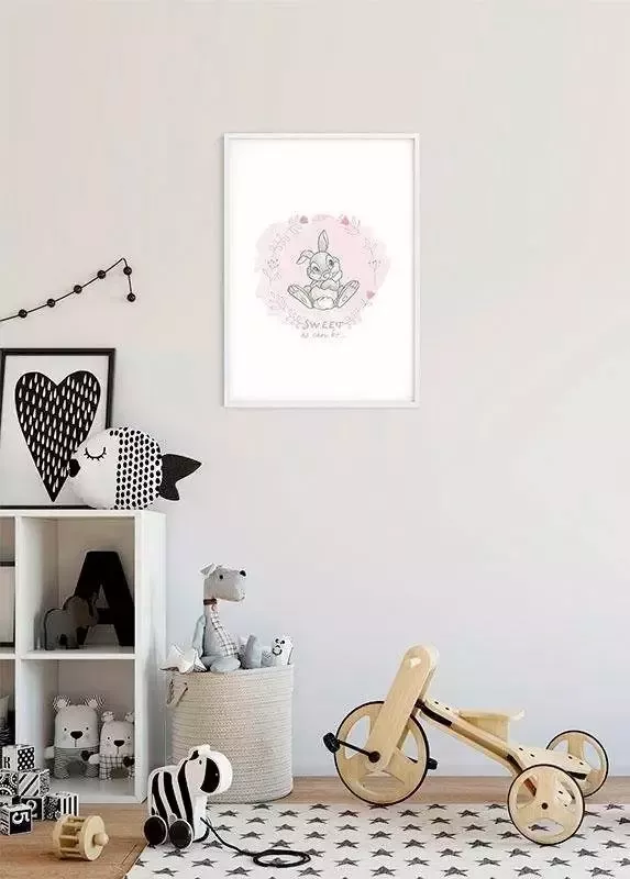 Komar Wanddecoratie Klopper Wanddecoratie voor de kinderkamer zonder lijst (1 stuk) - Foto 4