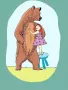 Komar Poster Lili and Bear Hoogte: 50 cm - Thumbnail 5