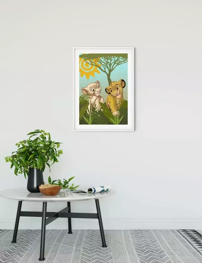 Komar Poster Lion King Urembo Meadows Kinderkamer slaapkamer woonkamer (1 stuk) - Foto 3