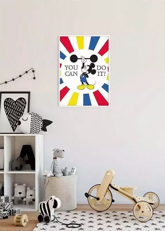 Komar Poster Mickey Mouse Do it Kinderkamer slaapkamer woonkamer - Foto 4