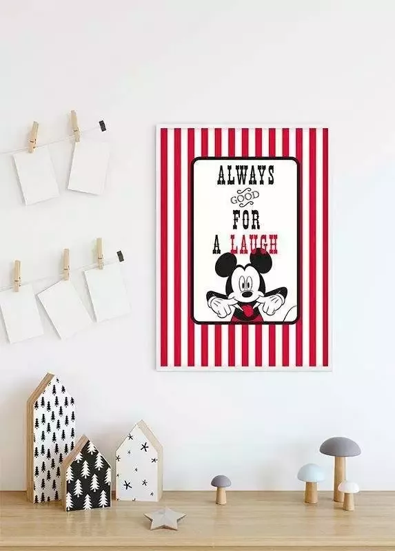 Komar Poster Mickey Mouse Laugh Kinderkamer slaapkamer woonkamer - Foto 3