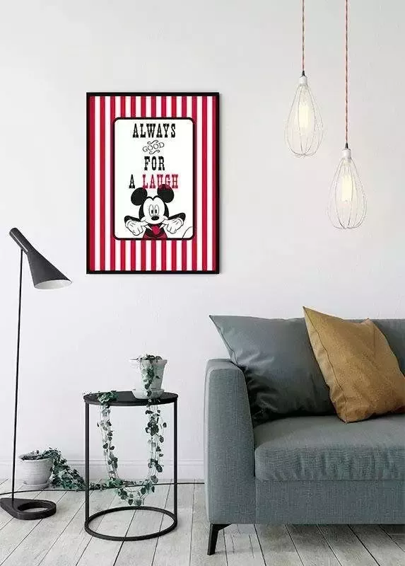 Komar Poster Mickey Mouse Laugh Kinderkamer slaapkamer woonkamer - Foto 4