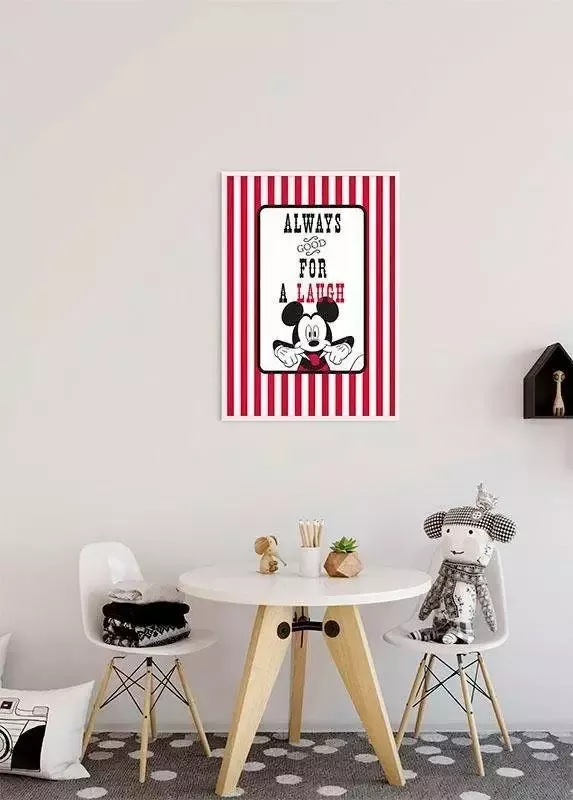Komar Poster Mickey Mouse Laugh Kinderkamer slaapkamer woonkamer - Foto 5