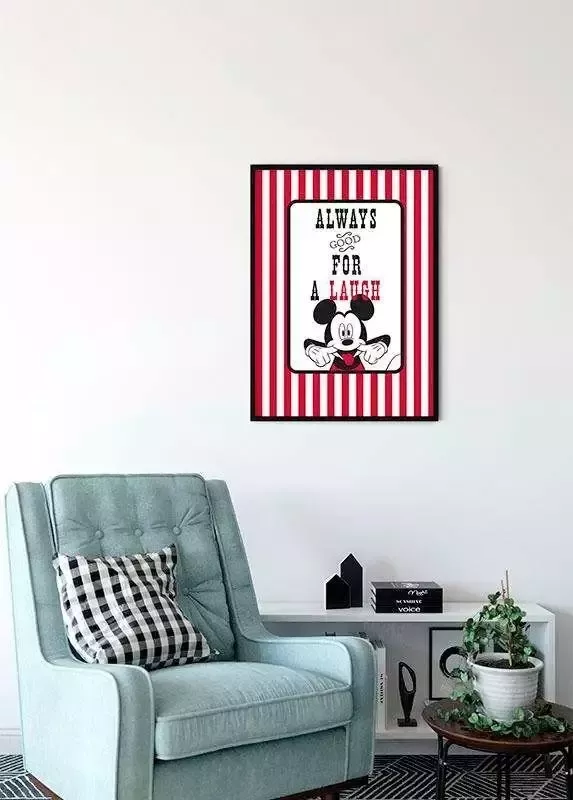 Komar Poster Mickey Mouse Laugh Kinderkamer slaapkamer woonkamer - Foto 5