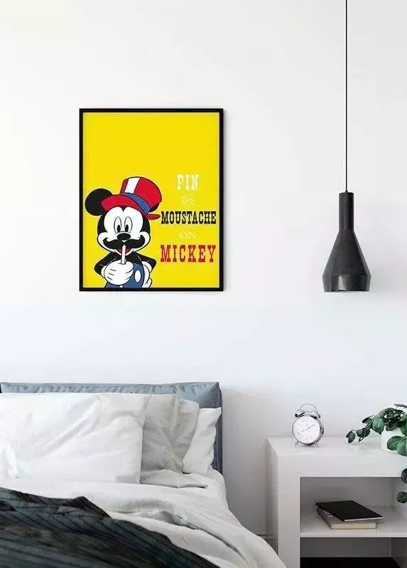 Komar Poster Mickey Mouse Moustache Kinderkamer slaapkamer woonkamer - Foto 6