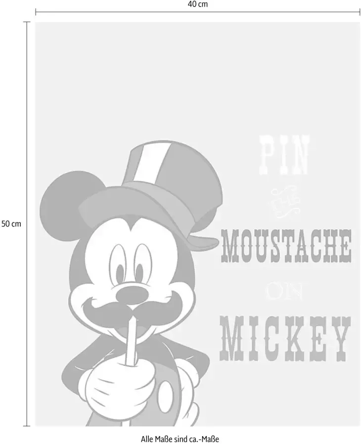 Komar Poster Mickey Mouse Moustache Kinderkamer slaapkamer woonkamer - Foto 2