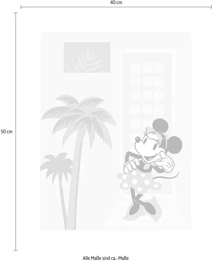 Komar Poster Minnie Mouse Palms Kinderkamer slaapkamer woonkamer - Foto 2