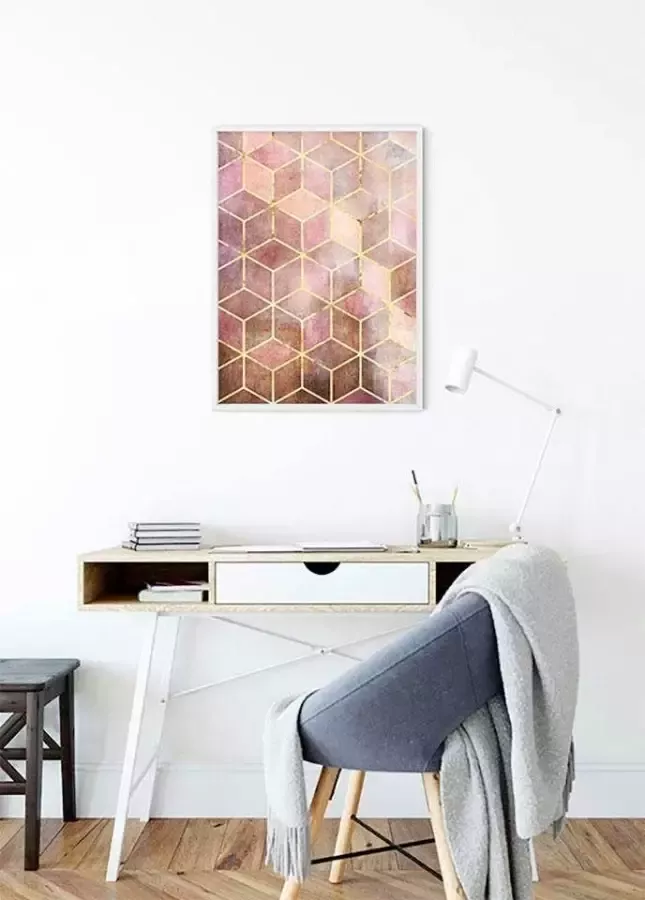 Komar Wanddecoratie Mozaïek rosso Wanddecoratie zonder lijst (1 stuk) - Foto 5