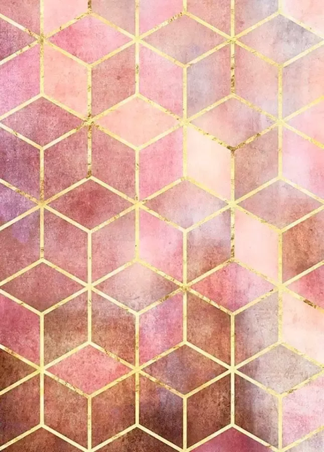 Komar Wanddecoratie Mozaïek rosso Wanddecoratie zonder lijst (1 stuk) - Foto 7