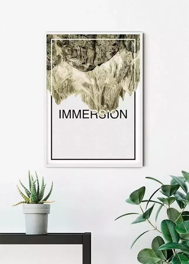 Komar Wanddecoratie Onderdompeling zandkleur Wanddecoratie zonder lijst (1 stuk) - Foto 4