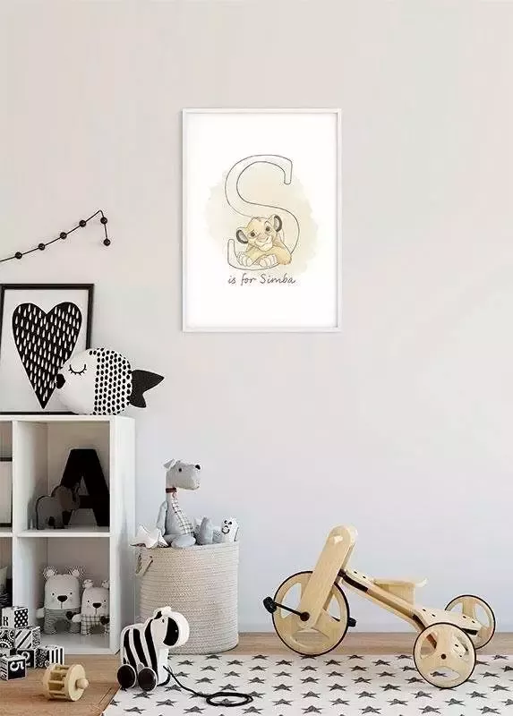Komar Wanddecoratie S like SIMBA Wanddecoratie voor de kinderkamer zonder lijst (1 stuk) - Foto 5