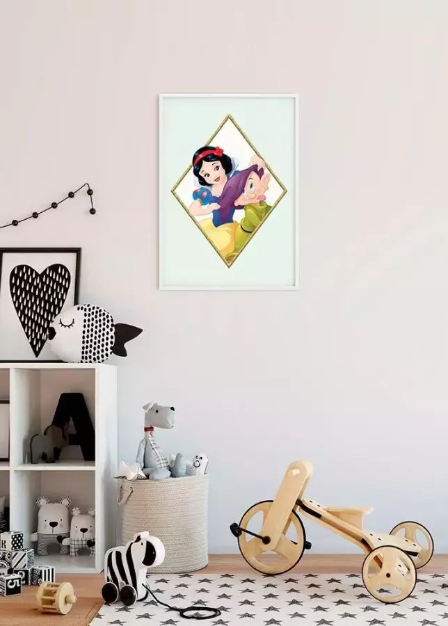 Komar Poster Snow white & Dopey Kinderkamer slaapkamer woonkamer - Foto 3