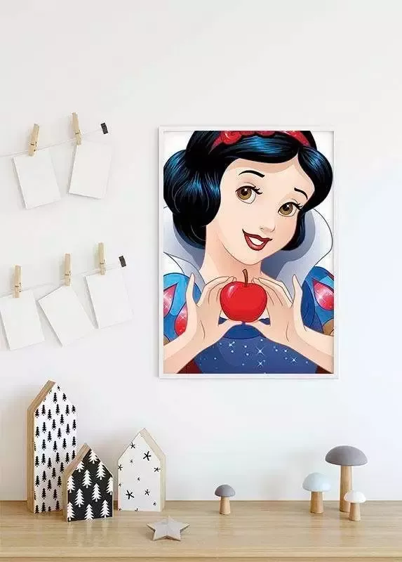 Komar Poster Snow white portret Kinderkamer slaapkamer woonkamer - Foto 3