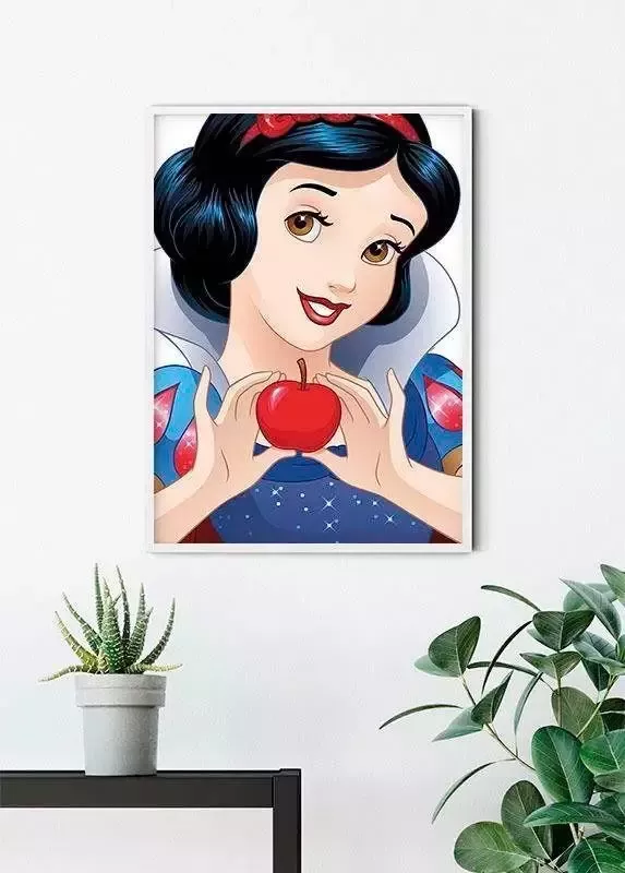 Komar Poster Snow white portret Kinderkamer slaapkamer woonkamer - Foto 3
