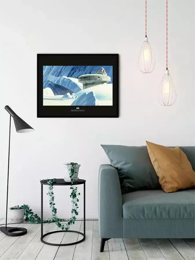 Komar Wanddecoratie Star Wars Classic RMQ Hoth echo Base Wanddecoratie voor de kinderkamer zonder lijst (1 stuk) - Foto 2