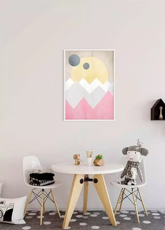Komar Poster Sunrise scheerlijn Kinderkamer slaapkamer woonkamer - Foto 6