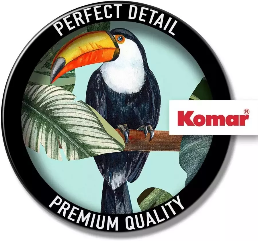 Komar Wanddecoratie Toco Toucan Wanddecoratie zonder lijst (1 stuk)