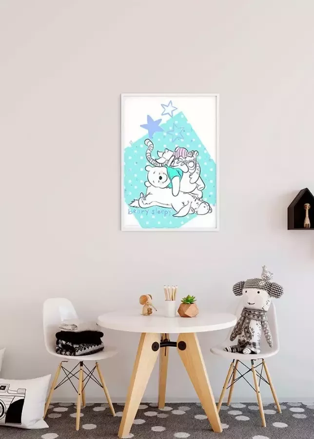 Komar Poster Winnie de Poeh Beary Sleepy Kinderkamer slaapkamer woonkamer - Foto 3