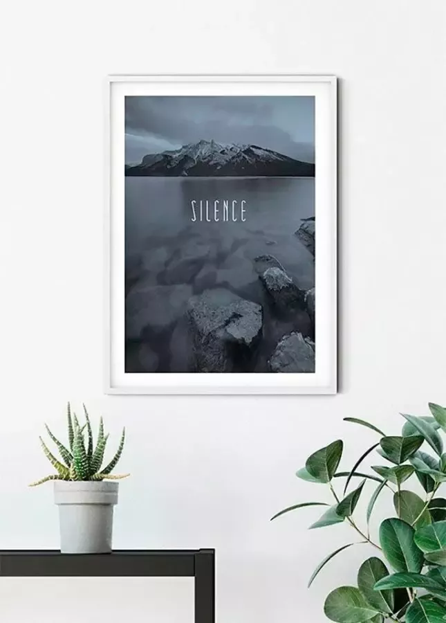 Komar Poster Worls Lake Silence Steel Kinderkamer slaapkamer woonkamer - Foto 3