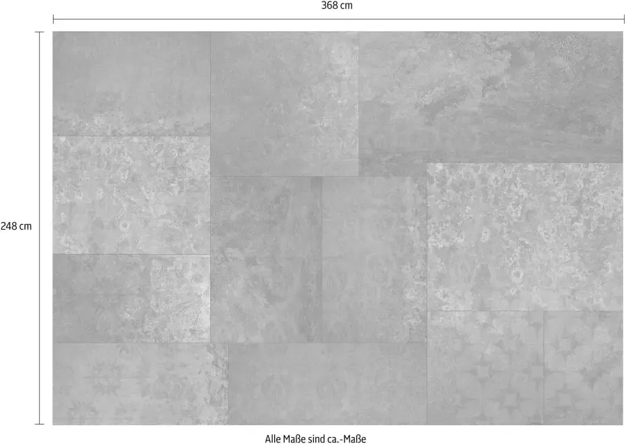 Komar Vliesbehang Vlies Ambra Nera Afmeting 368 x 248 cm - Foto 3