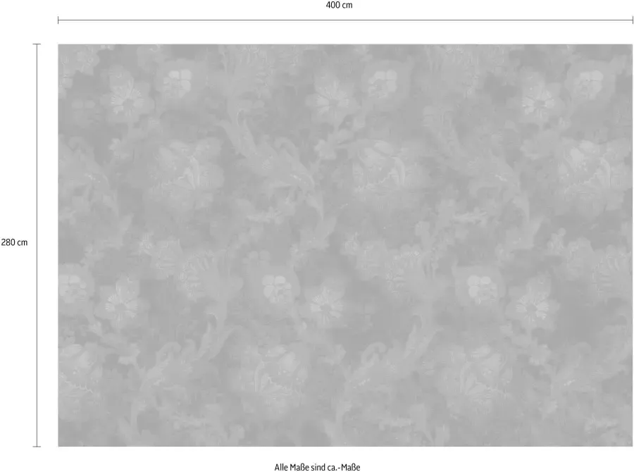 Komar Vliesbehang Fleurs de Nuit 400x280 cm (breedte x hoogte) - Foto 4