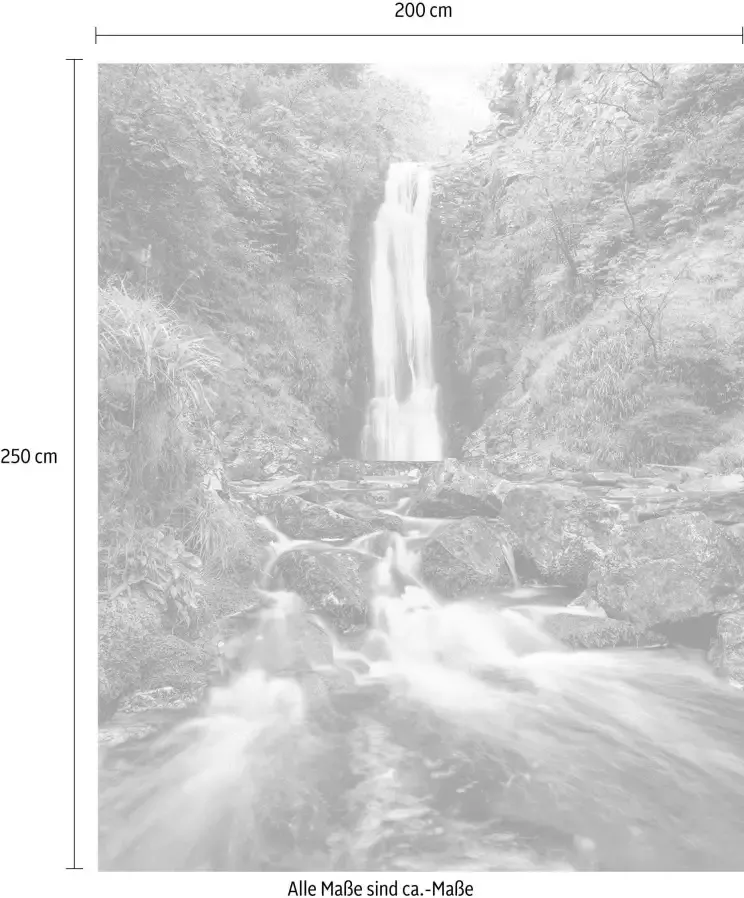 Komar Vliesbehang Digitale print vlies Glenevin Falls Afmeting 200 x 250 cm (1 stuk) - Foto 3