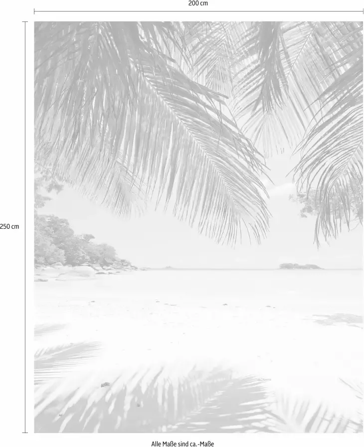 Komar Vliesbehang Hefele Under Palmtree (1 stuk) - Foto 3