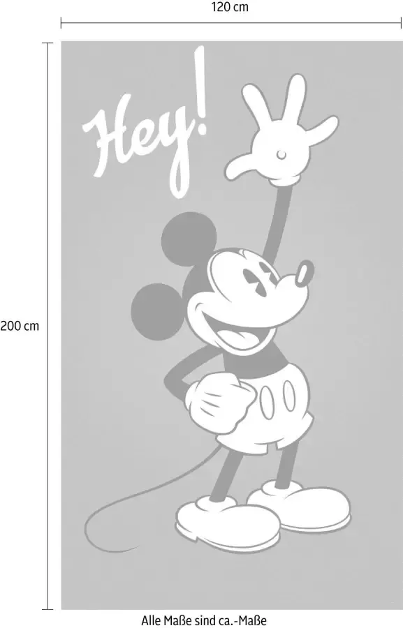 Komar Vliesbehang Digitale print vlies Mickey Hey Afmeting 120 x 200 cm (1 stuk) - Foto 3