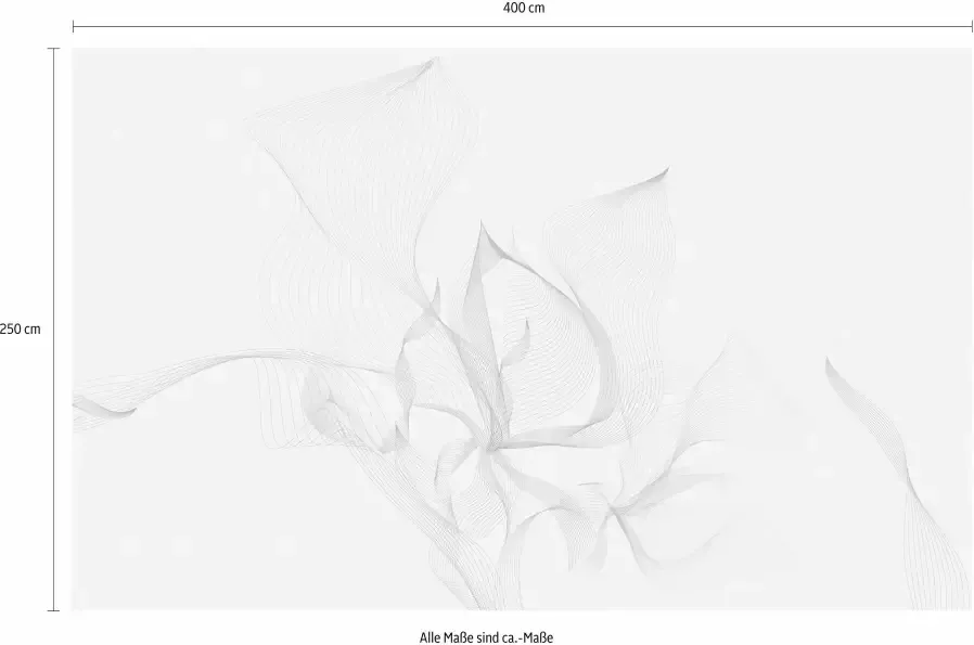 Komar Vliesbehang Digitale print vlies Spring Leaves Afmeting 400 x 250 cm (1 stuk) - Foto 3