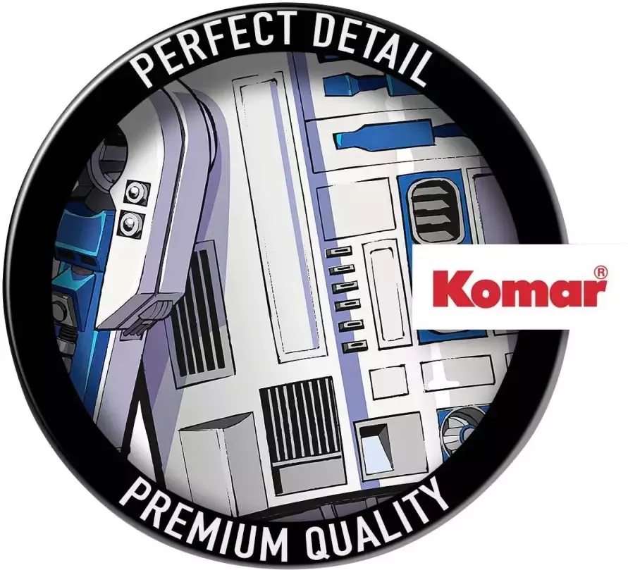 Komar Vliesbehang Star Wars XXL R2D2 127 x 120 cm (breedte x hoogte) zelfklevend vlies (1 stuk)