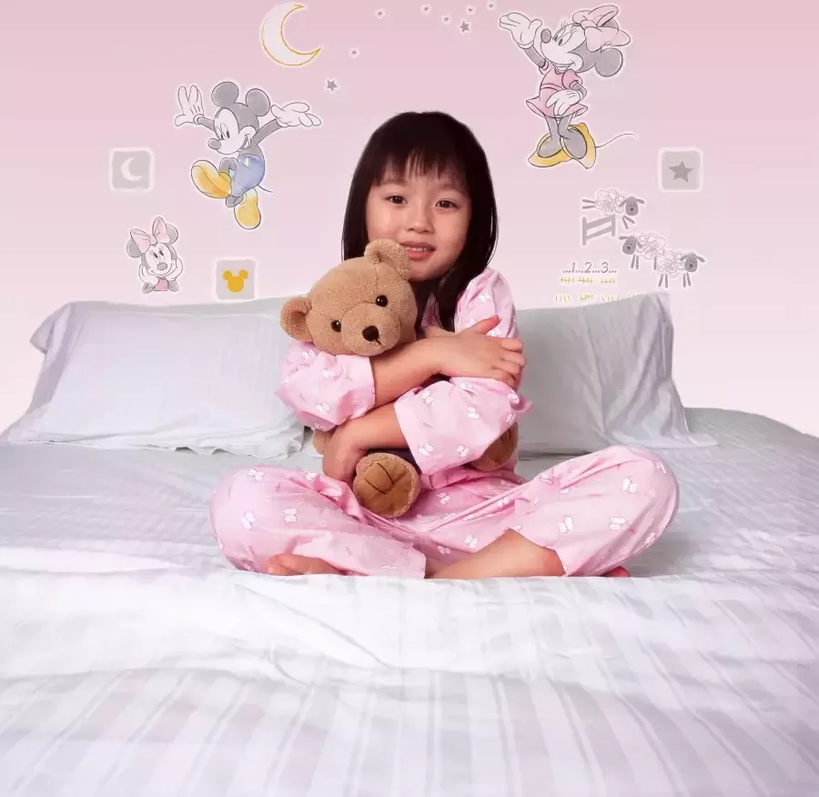 Komar Wandfolie Mickey Counting Sheeps afm. 50 x 70 cm (15-delig) - Foto 2