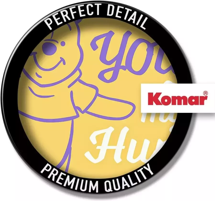 Komar Wandfolie Zelfklevend vlies Winnie the Pooh My Hunny afm. 125 x 125 cm (1 stuk)