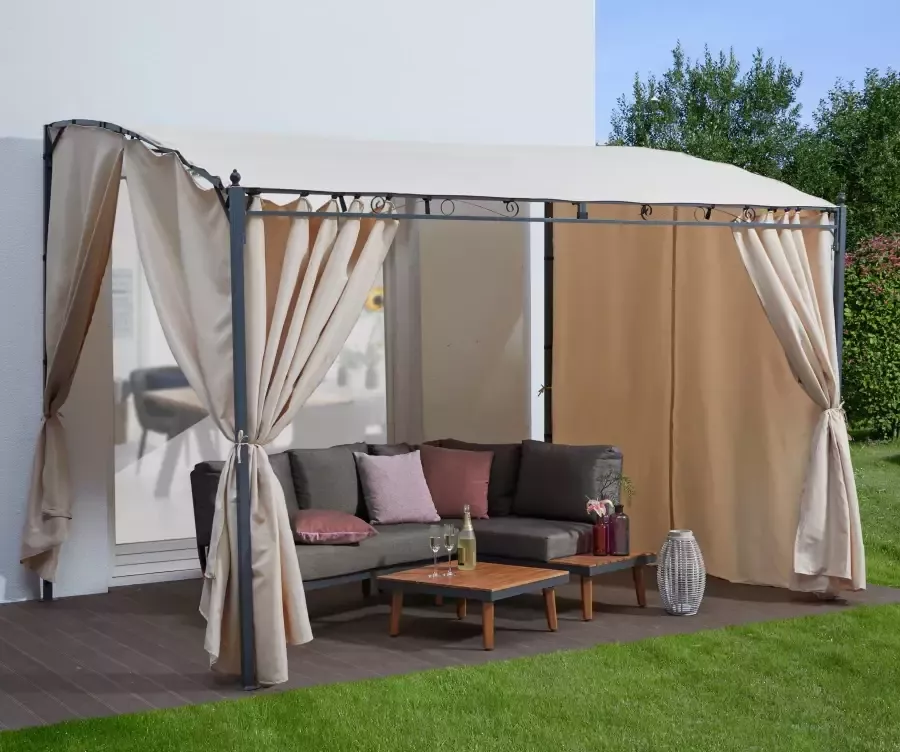KONIFERA Aanbouwluifel Burano Bxd : 300x250 cm of 400x250 cm (set) - Foto 11