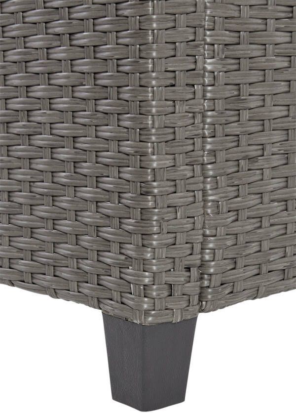KONIFERA Tuinset Cordoba Polyratten staal tafelblad van nonwood geschikt voor 4 personen (set 11-delig) - Foto 8