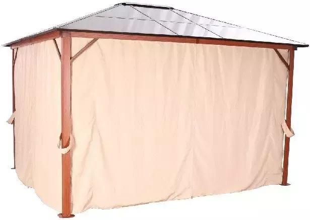 KONIFERA Zij-element partytent voor hout-look bxd: 300x365 cm (4 stuks) - Foto 3